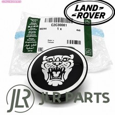 Genuine Oem Jaguar X-type Xj Xf Wheel Badge Center Cap Black Growler C2c30081