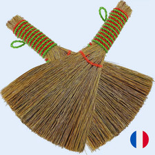 Balai de Sorcière en Fibre Naturelle Fait Main