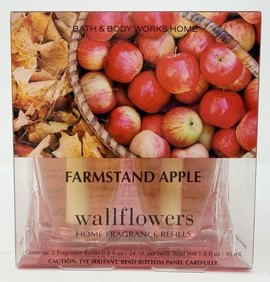 #ad Bath amp; Body Works FARMSTAND APPLE Wallflower Fragrance Refills 2 Pack RARE $20.99