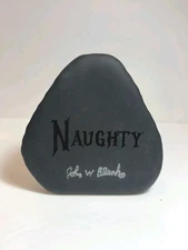 Blenko WV Day 2023 Specimen Coal etched Naughty - First Quality Hand Signed 