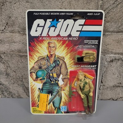1983 1985 GI JOE First Sergeant Code Name Duke On Card Sealed Vintage Hong Kong