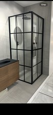 Drench Black Shower Enclosure critall style  900mm RRP £2750