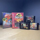 👾 Sega Genesis Game Lot - Jurassic Park, Sonic 2, Cool Spot, Marko, Nba AS Jam
