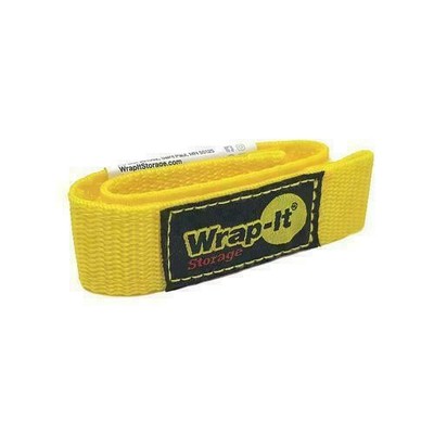4 pack Wrap-It Storage Quick-Straps 12'' Yellow