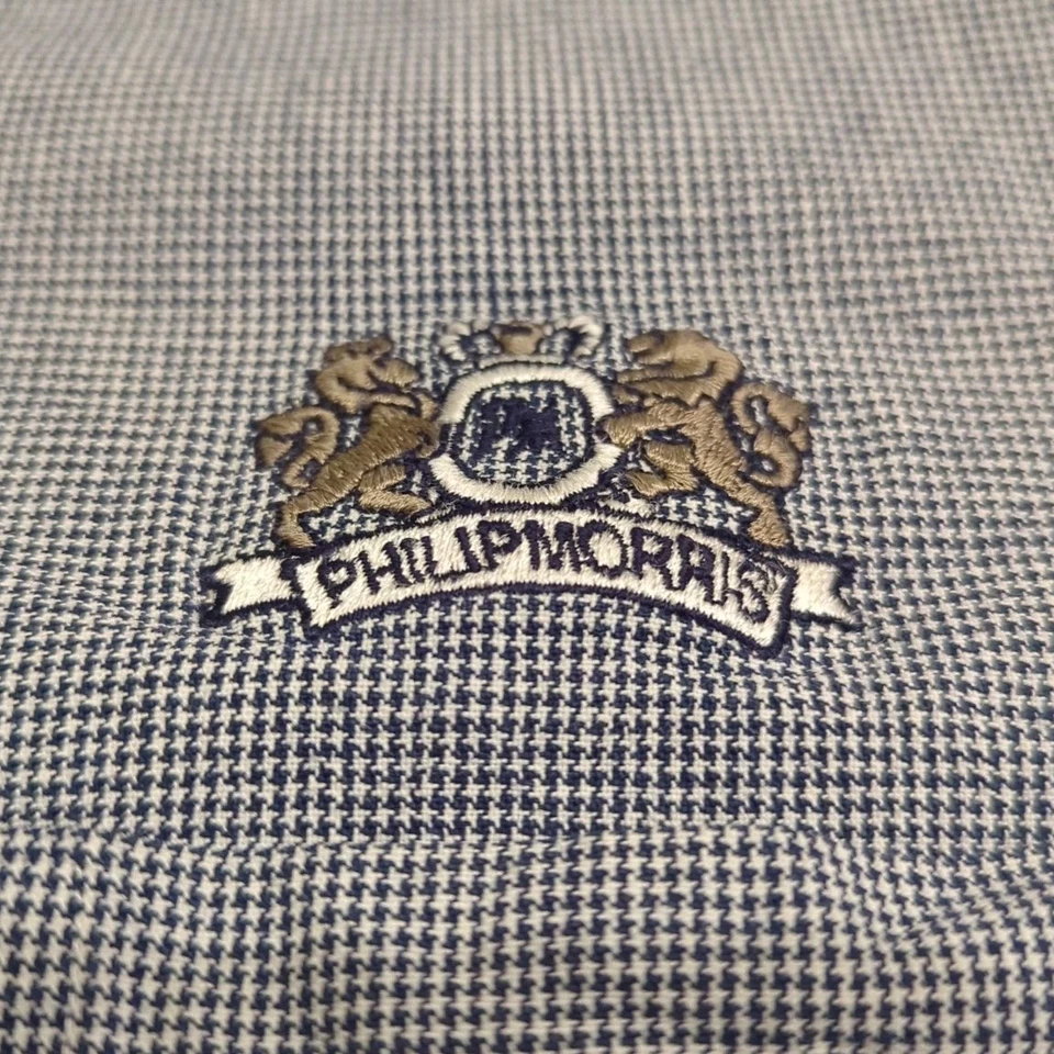 Vintage Philip Morris Cigarettes Tobacco Button-down Shirt. - Image 3 of 4