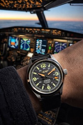 Custom  Aviator  Automatic - NH35 Movement Pilot s Watch
