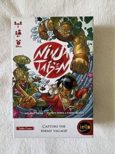 Ninja Taisen Card Game * IELLO * 2-Player Dice Strategy * Ages 8+ * Complete