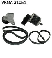 Neu - Skf VKMA31051 Keilrippenriemensatz FüR Audi Vw