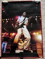 Vintage 1979 Big O Poster THE WHO PETE TOWNSEND 33.5"x 24” by Robert Ellis B293