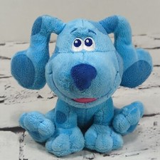 BLUE'S CLUES  YOU Nickelodeon BLUE Plush Puppy Dog 7" Embroidered Eyes 2020