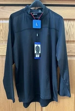 Spyder Active Men’s Performance ¼ Zip (Large, Black) NEW