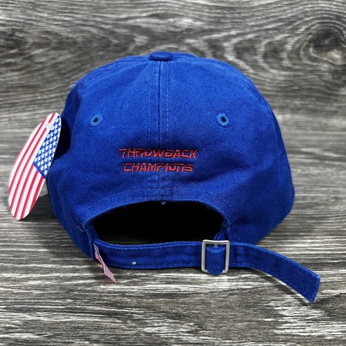 Bayside Throwback Champions Lawrence Taylor Tecmo Men's Blue Adjustable Dad Hat - Picture 5 of 7