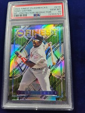 🌟 Tony Gwynn 2022 Topps Finest Flashbacks Protector Refractor #1/10 PSA 10 GEM