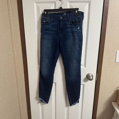 74AMK the ankle skinny jeans sz 27 minimalist dark academia