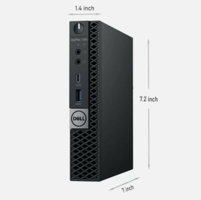 DELL Optiplex 7060 Micro Desktop i5-8600T @2.3GHz 8GB RAM 256 SSD+