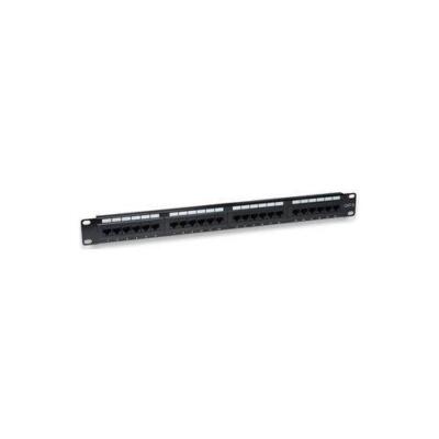 520959 Intellinet Cat6 UTP 24-Port Patch Panel 1U Black