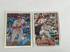 2023 Topps Chrome Nolan Gorman Base Rookie + 35th Anniversary Refractor Lot (3)