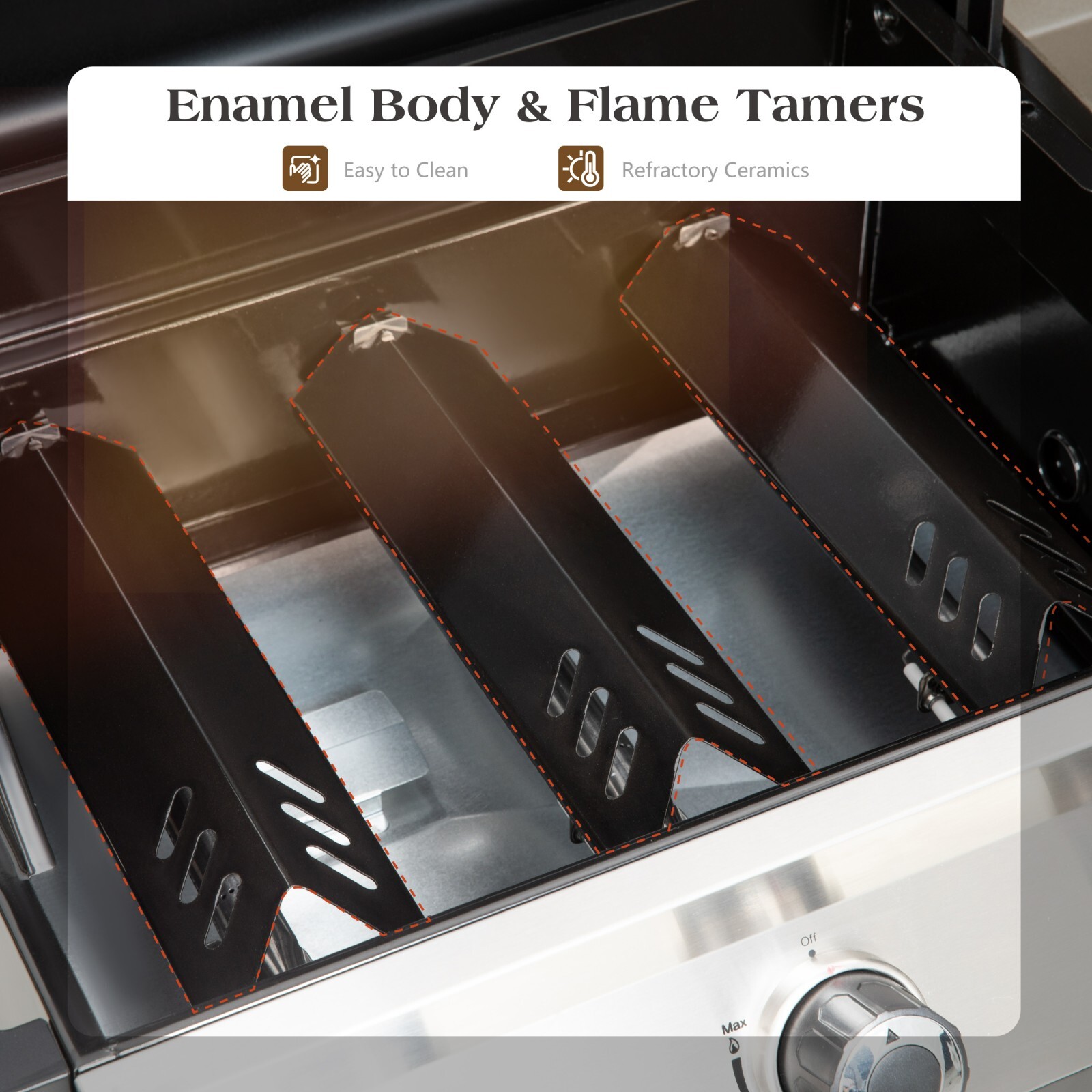 Propane Gas Griddle and Grill Combo BBQ Grill with Flat Top Griddle ,696 SQIN