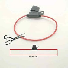 PORTAFUSIBILE VOLANTE PER FUSIBILE A LAMA STANDARD AUTO MOTO CAMPER - 2 PEZZI