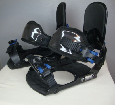 Snowjam Snowboard Bindings Adult Size New Unused Black Blue