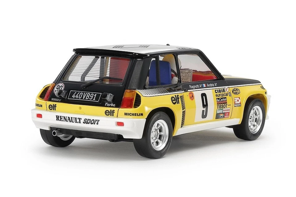 Renault 5 Turbo Rally kit Tamiya 24027 modellino auto da corsa 1-24 - Immagine 2 di 4