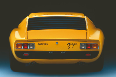 1972 Lambo Miura P400 SV, Stunning sports cars from the 70sPoster