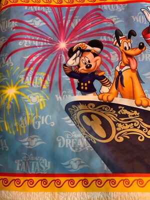 Disney Bon Voyage Banner Fantasy Wonder Dream Mickey Mouse Minnie