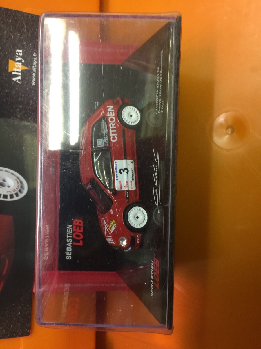 Modèle Réduit Citroën Saxo T4 Sébastien Loeb 2001 - Altaya 1:43, Neuf Sous Boîte