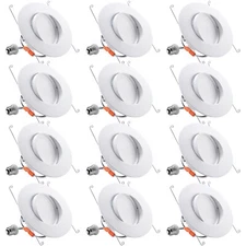 13W 5/6-Inch?Dimmable?Gimbal LED?Recessed?Downlight,?2700K/5000K