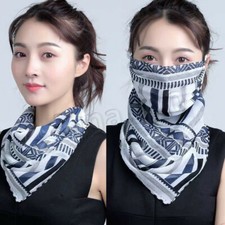 Women's Reusable Face Mask Cover Scarf Washable Summer Outdoor Sun Protection US