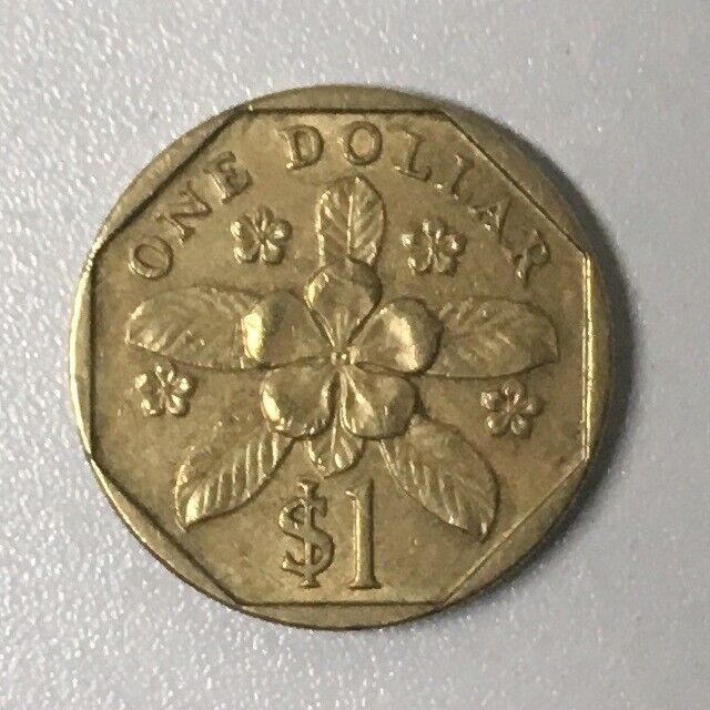 Coin with Octagon Fengshui Singapore Dollar $1 2010 Year of Coin with Octagon Fengshui Singapore Dollar $1 2010 Year of