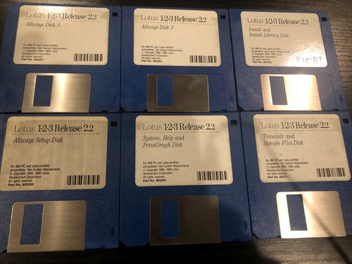 LOTUS 1-2-3 Release 2.2 copyright 1989. For IBM PC & Lotus-certified Compatibles - Picture 3 of 9
