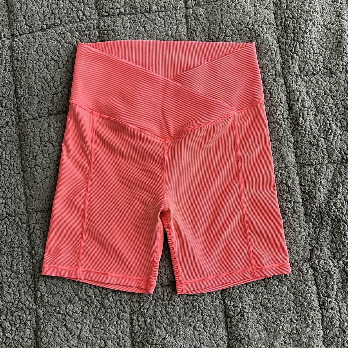 Wilo the Label Bike Shorts Womens Hot Pink Yoga Elastic High Rise