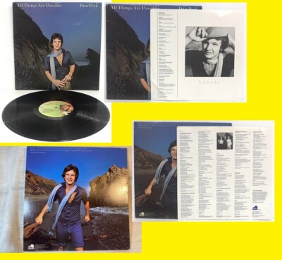 AMERICA, DAN PEEK all Things Are Possible 1979 RARA 1ª EDIC USA + ENCARTE + EXC