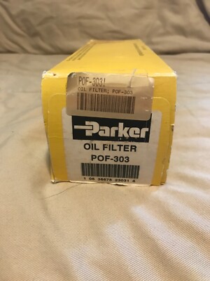 PARKER OIL FILTER POF-303 NEW in box CFC, HCFC & HFC REFRIGERANTS & AIR
