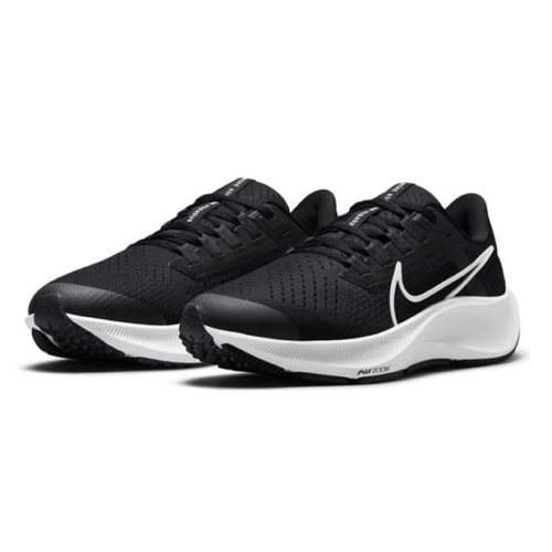 Nike Air Zoom Pegasus 38 Trainers Nike Girls Womens Running Sports Shoes Black - Picture 1 of 3