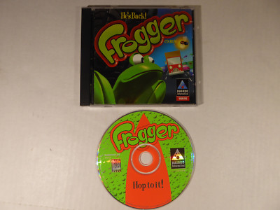 Frogger (PC Games, 2003) Computer Arcade Game Disc, Case & Manual Very Good