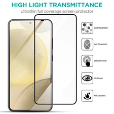 For Samsung Galaxy S25 Ultra S23 S24FE S22 Clear Tempered Glass Screen Protector