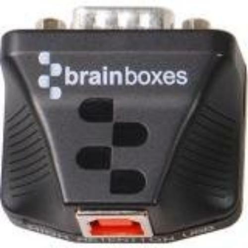 Brainboxes Ultra 1 Port Rs232 Usb To Serial Adapter - 1 X Db-9 Male Serial - 1 X