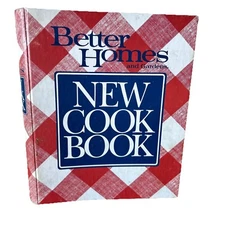 Vintage Better Homes & Gardens New Cook Book 1989 5-Ring Binder 10th Edition L05