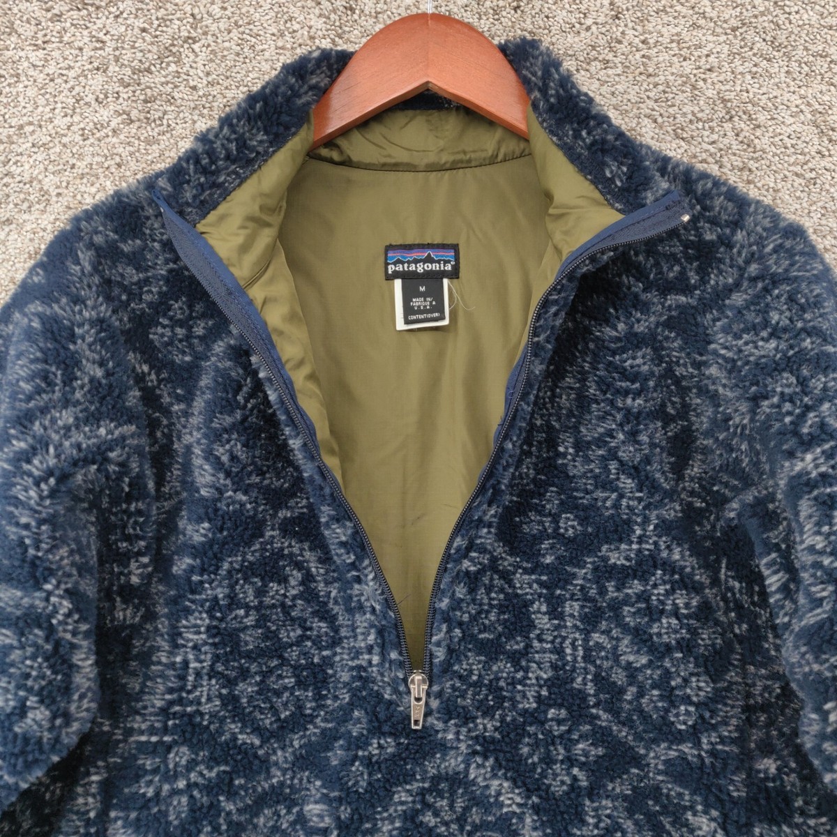 Vintage Patagonia Glissade Pullover Fleece Womens M Blue 1/4 Vintage Patagonia Glissade Pullover Fleece Womens M Blue 1/4