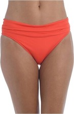 NWT La Blanca Women's Island Goddess Banded Hipster Swimsuit Bikini Bottom - 10