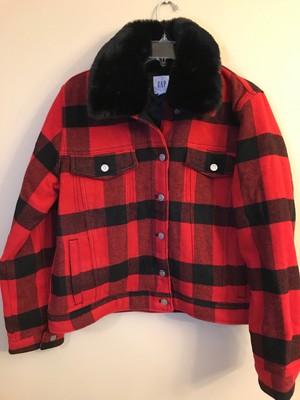 gap fur jacket