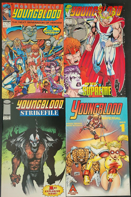 YOUNGBLOOD SET OF 12 ISSUES (1992) IMAGE COMICS 1ST APPEARANCE #1! 1ST SUPREME!