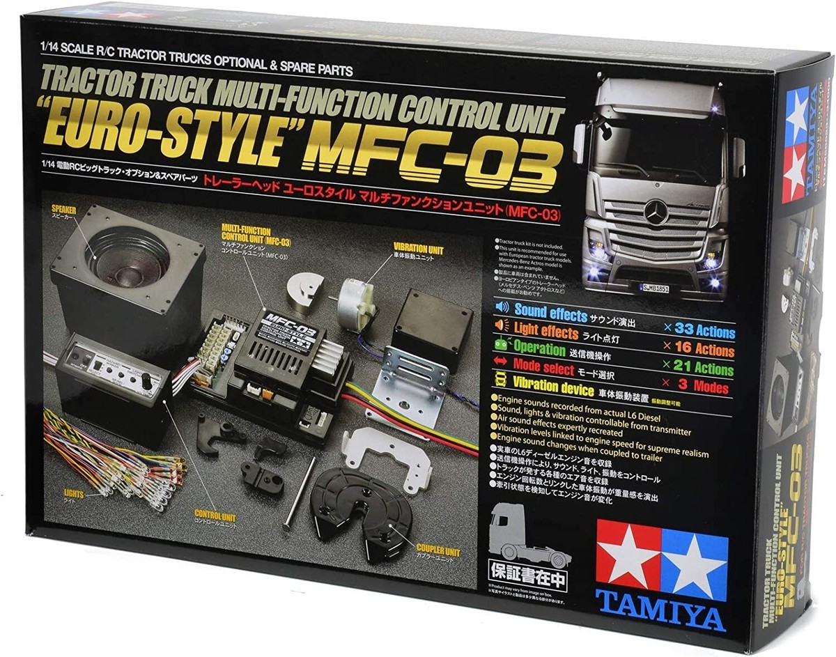 タミヤ 1/14 トレーラー用 ユーロ スタイル MFC-03 56523 Tamiya 56523 1/14 RC Tractor Truck Euro Style Multi-Function