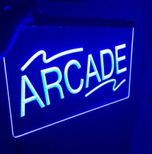 ARCADE ROOM LED Light Neon Sign for Game Room,Office,Bar,Man Cave, Arcade Room.