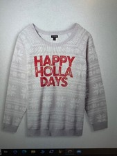 TORRID Happy Holla Days Classic Fit Sweatshirt CHOOSE YOUR SIZE