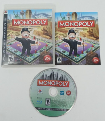 Monopoly (Sony PlayStation 3, 2008) with manual