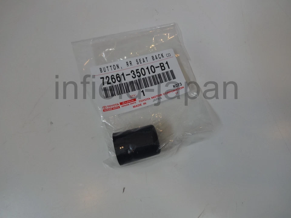 Botón de liberación trasero asiento trasero genuino Toyota 72661-35010-B1 F/S Foto 3 de 4