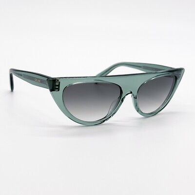 NEW CELINE CL40228I 93B CELINE GREEN GREY GRADIENT CAT EYE  display picture 3